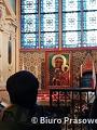 Ocalała kopia ikony Jasnogórskiej znajdująca się w kaplicy Polskiej w katedrze Notre Dame
