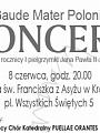 Kraków. Koncert z okazji 40-lecia I pielgrzymki Jana Pawła II do ojczyzny