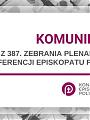 Episkopat o wyzwaniach duszpasterskich Kościoła w Polsce (komunikat po obradach)