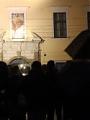 Ks. Grzegorz Kotala podczas czuwania w rocznicę śmierci św. Jana Pawła II: Dziś Okno Papieskie jest szczególnie skierowane na Wschód, w stronę umęczonej Ukrainy